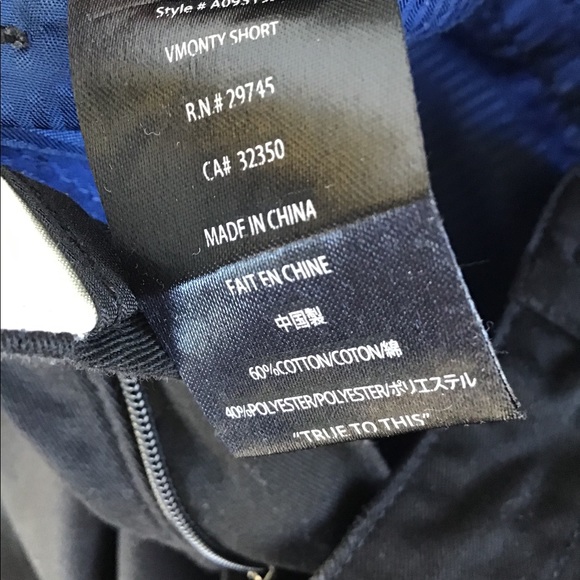 Volcom corpo class chino shorts men’s 28, black - Picture 9 of 9